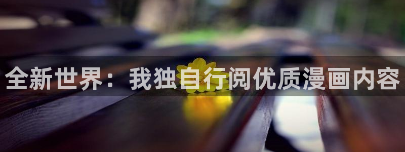 虫虫漫画解说：全新世界：我独自行阅优质漫画内容