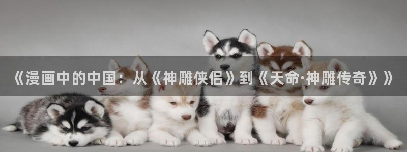 虫虫漫画韩国免费阅读网页版入口：《漫画中的中国：从《神雕侠侣》到《天命·神雕传奇》》
